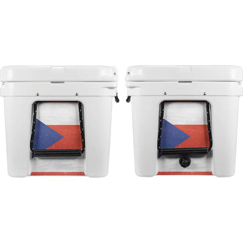 Puerto Rico Flag Distressed YETI Tundra 75 Hard Cooler Skin